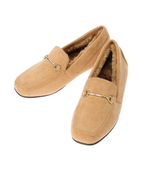 Samansa Mos2 blue（サマンサモスモスブルー）の「ビットファーモカシンシューズ（ドレスシューズ・レディース・ブラック/ブラウン/ベージュ・MEDIUM/LARGE）」の22枚目の写真