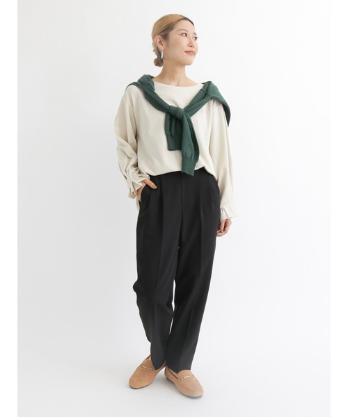 Samansa Mos2 blue（サマンサモスモスブルー）の「ビットファーモカシンシューズ（ドレスシューズ・レディース・ブラック/ブラウン/ベージュ・MEDIUM/LARGE）」の5枚目の写真