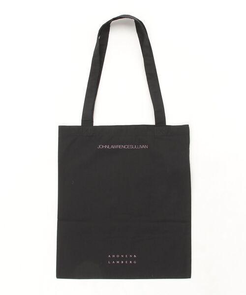 JOHN LAWRENCE SULLIVAN（ジョンローレンスサリバン）の「PRINT TOTE BAG（トートバッグ・メンズ・ピンク・ONE SIZE）」の3枚目の写真