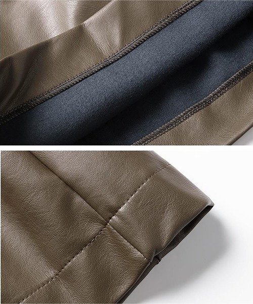 LOPASS（ロパス）の「ハイウエストPUショーツ（その他パンツ・レディース・ブラウン/ブラック・S/M/L/XL）」の16枚目の写真