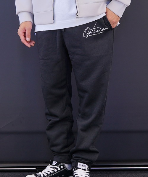 Burner(バーナー)の「【GROOVY STORE】ロゴ入りスウェットパンツ 裏起毛(スウェットパンツ・メンズ・ブラック/ライトブラック/ネイビー/グレー・M/LL/L)」の3枚目の写真