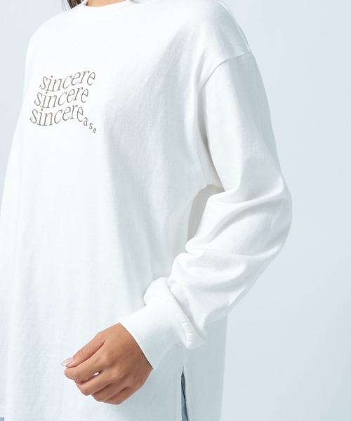 BAYFLOW(ベイフロー)の「アソートロゴロンT(Tシャツ/カットソー・レディース・オフホワイト/ベージュ・FREE)」の19枚目の写真