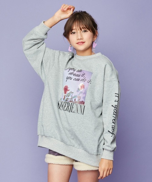 SISTER JENNI（SISTER JENNI）の「裏起毛バックリボントレーナー