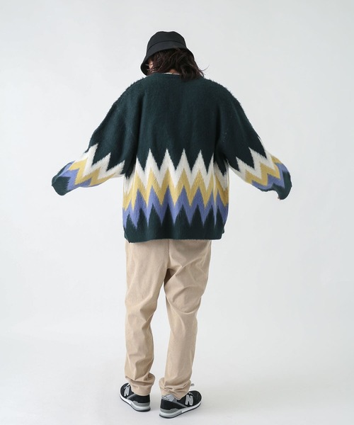 TOWNCRAFT（タウンクラフト）の「『別注』TOWNCRAFT×Sonny Label　ジャガードカーディガン（カーディガン/ボレロ・メンズ・イエロー系その他/ブラウン系その他/グリーン系その他・MEDIUM/LARGE）」の13枚目の写真