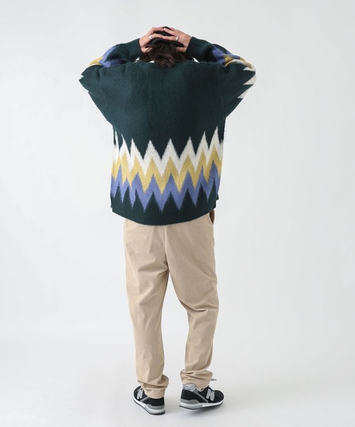 TOWNCRAFT（タウンクラフト）の「『別注』TOWNCRAFT×Sonny Label　ジャガードカーディガン（カーディガン/ボレロ・メンズ・イエロー系その他/ブラウン系その他/グリーン系その他・MEDIUM/LARGE）」の14枚目の写真