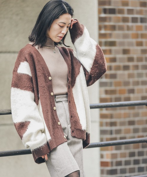 TOWNCRAFT（タウンクラフト）の「『別注』TOWNCRAFT×Sonny Label　ジャガードカーディガン（カーディガン/ボレロ・メンズ・イエロー系その他/ブラウン系その他/グリーン系その他・MEDIUM/LARGE）」の18枚目の写真