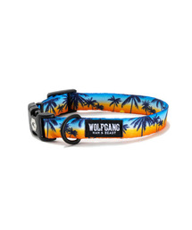 WOLFGANG MAN＆BEAST（ウルフギャングマンアンドビースト）の「WOLFGANG/ウルフギャング 犬用 首輪 SunsetPalms Collar Sサイズ WC-001-86（リード/ハーネス/首輪）」
