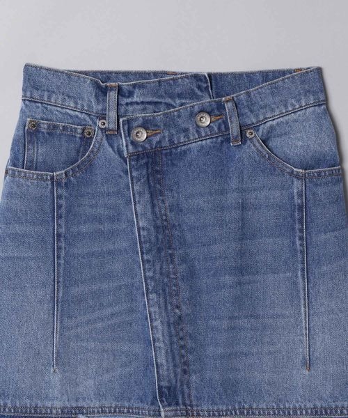 JEANASIS（ジーナシス）の「ラップキリカエデニムスカート/184855（スカート・レディース・ブルー系その他・SMALL/MEDIUM）」の5枚目の写真