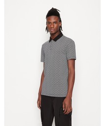 ARMANI EXCHANGE | 【A|X アルマーニ エクスチェンジ】オールオーバーデザイン　半袖ポロシャツ/REGULAR(ポロシャツ)