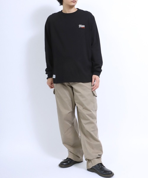 MARUKAWA(マルカワ)の「MRU/エムアールユー 別注 ワイドカーゴパンツ 大きいサイズ(カーゴパンツ・メンズ・カーキ/ベージュ/ブラック・2L/3L/4L/5L)」の9枚目の写真