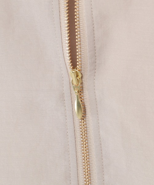 ikka（イッカ）の「シアMA-1（MA-1・レディース・ベージュ/チャコールグレー・M/L）」の5枚目の写真