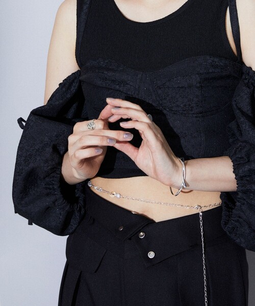 Firsthand（ファーストハンド）の「Firsthand/ファーストハンド ボディチェーンベルト（ベルト・レディース・シルバー・ONE SIZE）」の4枚目の写真