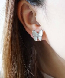 jolie minette/キャッツアイストーンの蝶々ピアス