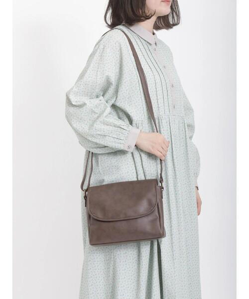 Samansa Mos2（サマンサ モスモス）の「フラップショルダーバッグ（ハンドバッグ・レディース・オフホワイト/ベージュ/ブラウン・ﾌﾘ-）」の16枚目の写真