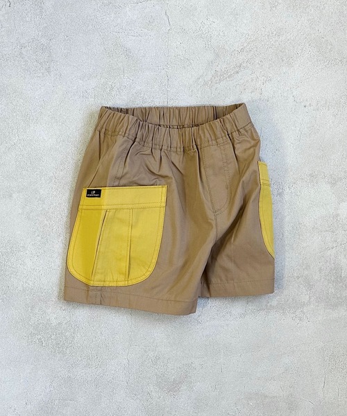 Life Support Products（ライフサポートプロダクツ）の「ポプリンビッグポケットショートパンツ(80～150cm)（その他パンツ・キッズ・ブラウン/ベージュ/チャコール/マスタード/オリーブ/ライトピンク・80/90/95/100/110/120/130/140/150）」の22枚目の写真