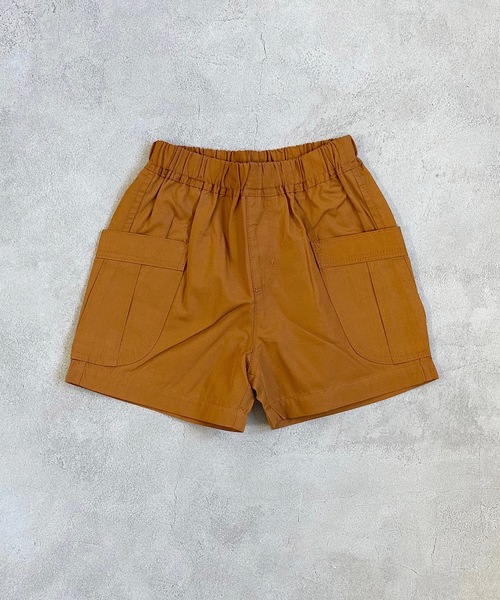 Life Support Products（ライフサポートプロダクツ）の「ポプリンビッグポケットショートパンツ(80～150cm)（その他パンツ・キッズ・ブラウン/ベージュ/チャコール/マスタード/オリーブ/ライトピンク・80/90/95/100/110/120/130/140/150）」の16枚目の写真