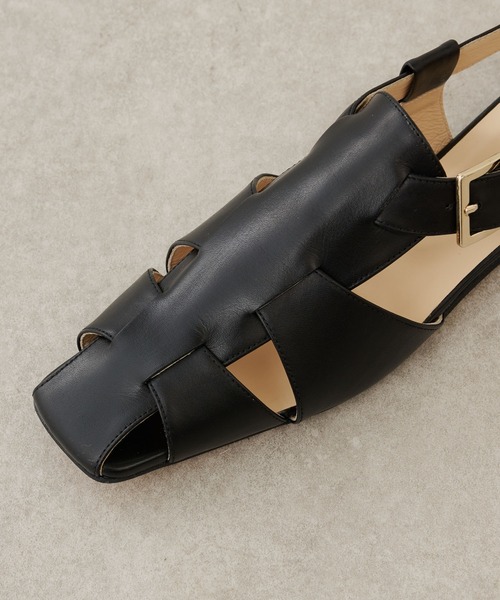 Whim Gazette（ウィムガゼット）の「【2.718】ナローグルカサンダル（サンダル・レディース・ホワイト/ブラック・38/36/37）」の12枚目の写真