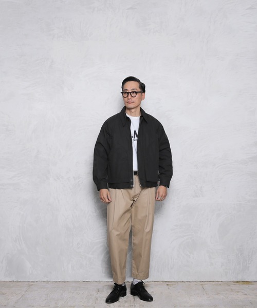 WAIPER.inc（ワイパーインク）の「ALMW by WAIPER WILA-SWTP Harrington jacket MADE IN JAPAN（ブルゾン・メンズ・ブラック・L/XL）」の6枚目の写真