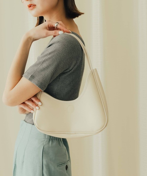 SENSE OF PLACE by URBAN RESEARCH(センスオブプレイスバイアーバンリサーチ)の「ラウンドハンドバッグ(ハンドバッグ・レディース・ブラック/ブルー/アイボリー・ONE)」の9枚目の写真