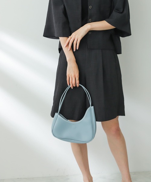 SENSE OF PLACE by URBAN RESEARCH(センスオブプレイスバイアーバンリサーチ)の「ラウンドハンドバッグ(ハンドバッグ・レディース・ブラック/ブルー/アイボリー・ONE)」の19枚目の写真