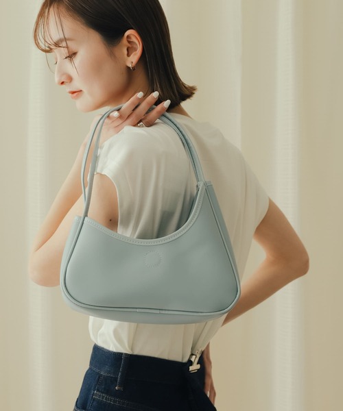 SENSE OF PLACE by URBAN RESEARCH(センスオブプレイスバイアーバンリサーチ)の「ラウンドハンドバッグ(ハンドバッグ・レディース・ブラック/ブルー/アイボリー・ONE)」の21枚目の写真