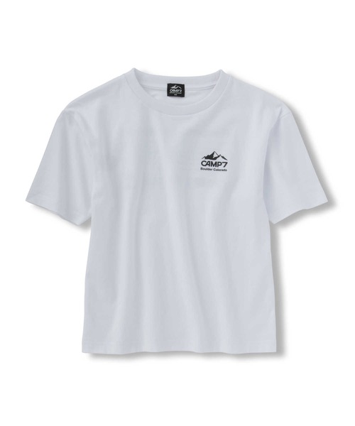 CAMP7(キャンプセブン)の「CAMP7(キャンプ7)【抗菌防臭】バックプリントTシャツ(Tシャツ/カットソー・キッズ・ブラック/ホワイト・130/140/160/150/120/105)」の7枚目の写真