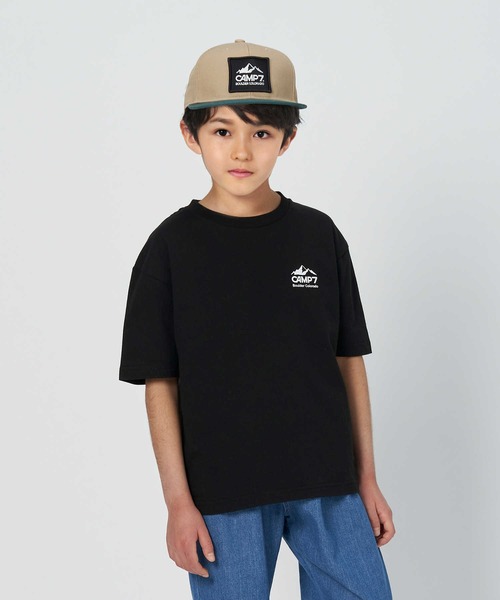 CAMP7(キャンプセブン)の「CAMP7(キャンプ7)【抗菌防臭】バックプリントTシャツ(Tシャツ/カットソー・キッズ・ブラック/ホワイト・130/140/160/150/120/105)」の16枚目の写真