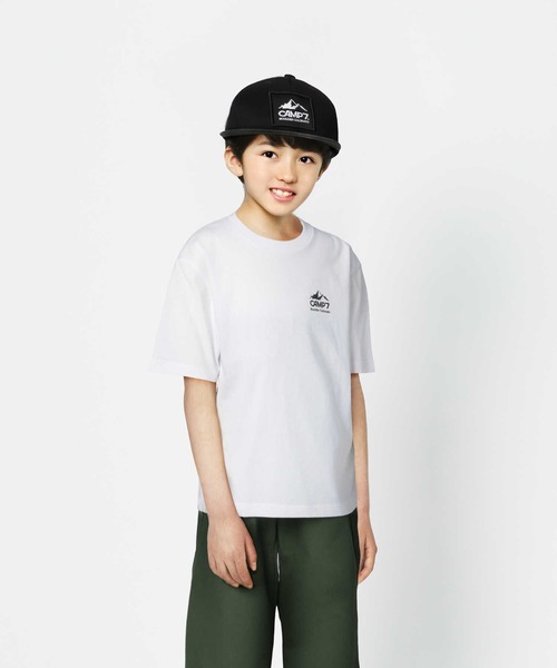 CAMP7(キャンプセブン)の「CAMP7(キャンプ7)【抗菌防臭】バックプリントTシャツ(Tシャツ/カットソー・キッズ・ブラック/ホワイト・130/140/160/150/120/105)」の18枚目の写真