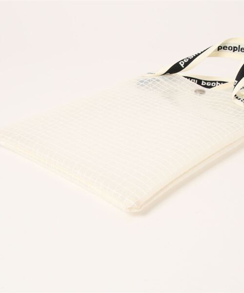 beautiful people(ビューティフルピープル)の「beautiful people plaid vinyl logo tape sacoshe bag 1000611929(ショルダーバッグ・レディース・クリア・FREE)」の2枚目の写真