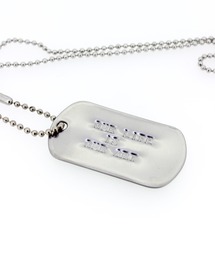 THE MILES（ザ マイルズ）の「ガレージウダガワ 1960's ミリタリードッグタグネックレス ROCK WORD SERIES No.30（ネックレス）」