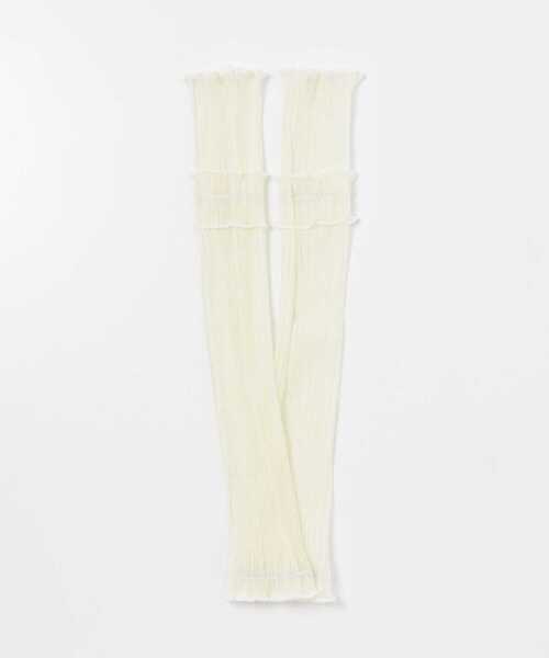 URBAN RESEARCH（アーバンリサーチ）の「チュールプリーツアームカバー（手袋・レディース・ブルー/ブラック/ホワイト・ONE）」の10枚目の写真