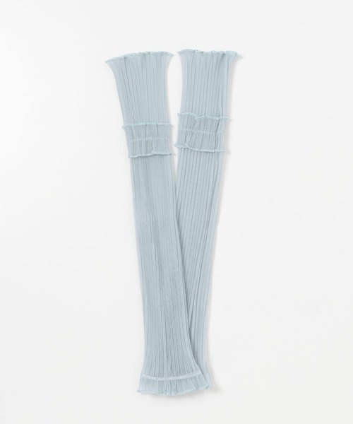 URBAN RESEARCH（アーバンリサーチ）の「チュールプリーツアームカバー（手袋・レディース・ブルー/ブラック/ホワイト・ONE）」の8枚目の写真