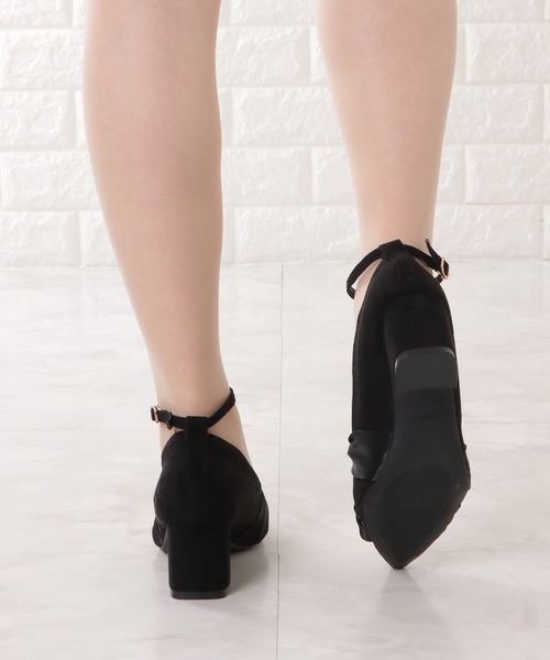 リボン【MANOLOBLAHNIK】スエードリボン ヒール MAKEPLA】スウェード リボンブーティ（シューズ）｜MANOLO
