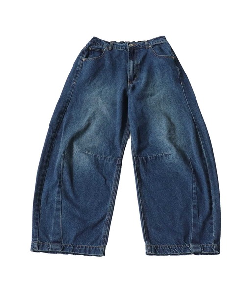 antiqua（アンティカ）の「バルーンシルエットデニム（デニムパンツ・レディース・ブルー系その他/インディゴブルー・FREE）」の19枚目の写真