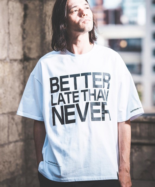 NOISESCAPE(ノイズスケープ)の「mt8435-Printed T-shirt(impact logo) Tシャツ(Tシャツ/カットソー・メンズ・ホワイト/ブラック・M/S/L)」の3枚目の写真