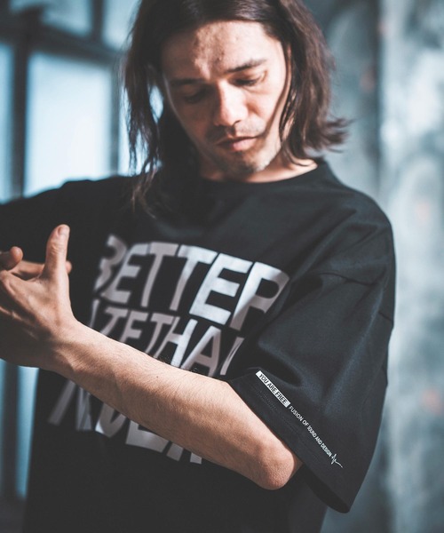 NOISESCAPE(ノイズスケープ)の「mt8435-Printed T-shirt(impact logo) Tシャツ(Tシャツ/カットソー・メンズ・ホワイト/ブラック・M/S/L)」の7枚目の写真