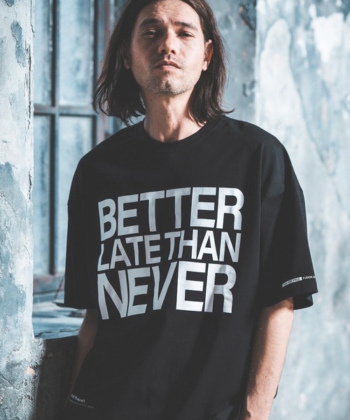 NOISESCAPE(ノイズスケープ)の「mt8435-Printed T-shirt(impact logo) Tシャツ(Tシャツ/カットソー・メンズ・ホワイト/ブラック・M/S/L)」の8枚目の写真