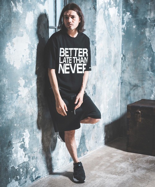 NOISESCAPE(ノイズスケープ)の「mt8435-Printed T-shirt(impact logo) Tシャツ(Tシャツ/カットソー・メンズ・ホワイト/ブラック・M/S/L)」の9枚目の写真