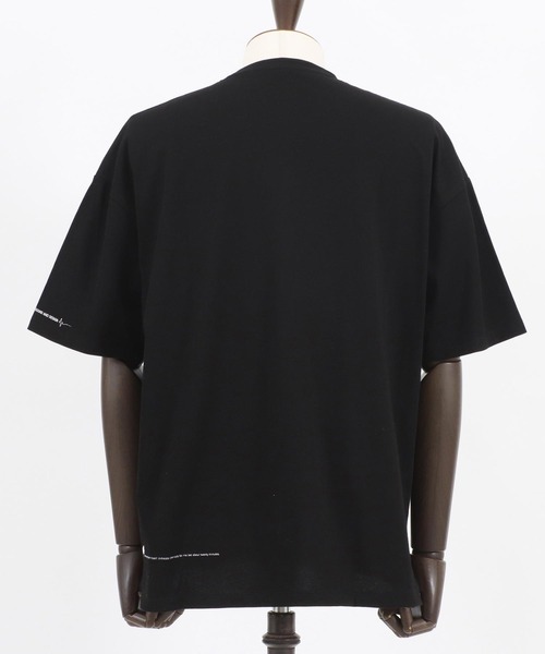 NOISESCAPE(ノイズスケープ)の「mt8435-Printed T-shirt(impact logo) Tシャツ(Tシャツ/カットソー・メンズ・ホワイト/ブラック・M/S/L)」の12枚目の写真