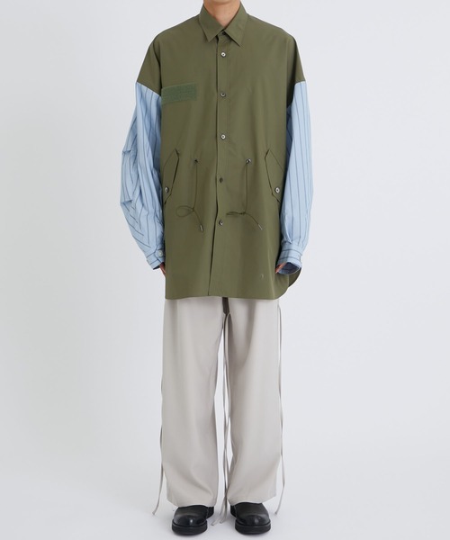 FUMITO GANRYU/フミト ガンリュウ】M-51 cleric shirt jacket