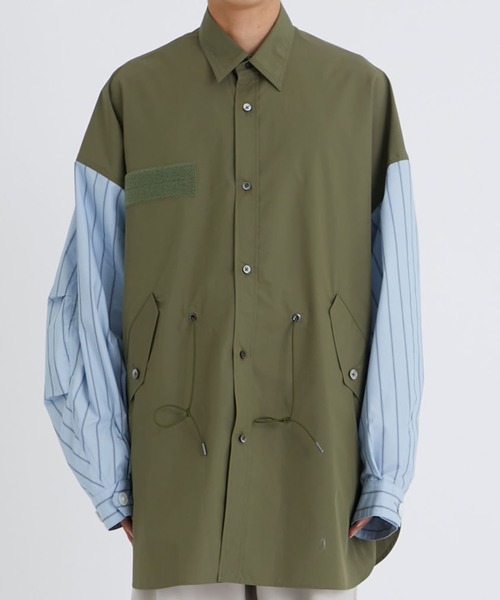 FUMITO GANRYU/フミト ガンリュウ】M-51 cleric shirt jacket