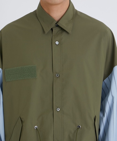 FUMITO GANRYU/フミト ガンリュウ】M-51 cleric shirt jacket