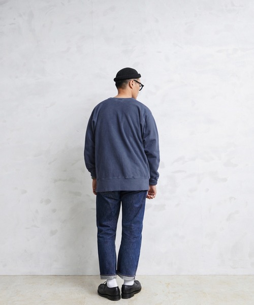 BARNS OUTFITTERS(バーンズアウトフィッターズ)の「WAIPER別注!90's CREW SWEAT br-23125wp(スウェット・メンズ・ブラック/ネイビー・M/L/XL)」の9枚目の写真