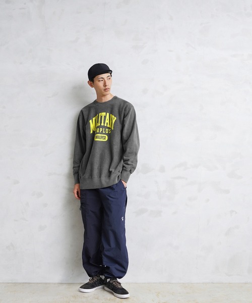 BARNS OUTFITTERS(バーンズアウトフィッターズ)の「WAIPER別注!90's CREW SWEAT br-23125wp(スウェット・メンズ・ブラック/ネイビー・M/L/XL)」の13枚目の写真