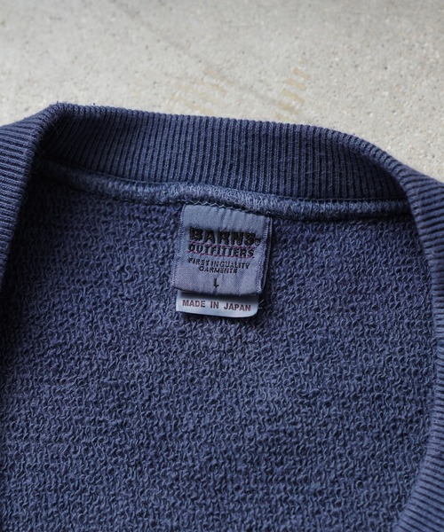 BARNS OUTFITTERS(バーンズアウトフィッターズ)の「WAIPER別注!90's CREW SWEAT br-23125wp(スウェット・メンズ・ブラック/ネイビー・M/L/XL)」の19枚目の写真