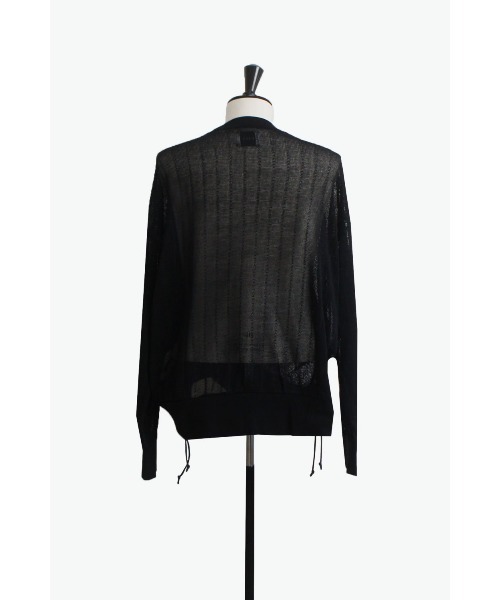 SISE(シセ)の「SISE CREWNECK KNIT(ニット/セーター・メンズ・ブラック・MEDIUM/LARGE)」の2枚目の写真