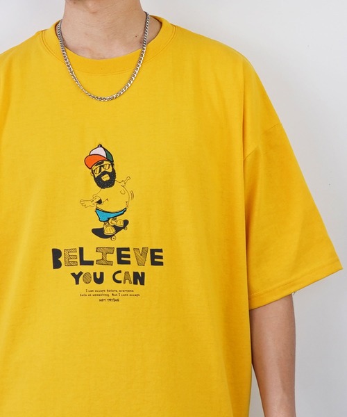 GGD SELECT（ジージーディー　セレクト）の「bearded man 刺繍Tシャツ（Tシャツ/カットソー・メンズ・その他1/その他2/その他3/C/D/ホワイト/グリーン/ピンク/ライトブラック/A/B/その他4・M/L/LL）」の8枚目の写真