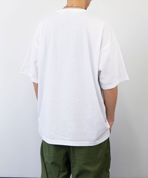 GGD SELECT（ジージーディー　セレクト）の「bearded man 刺繍Tシャツ（Tシャツ/カットソー・メンズ・その他1/その他2/その他3/C/D/ホワイト/グリーン/ピンク/ライトブラック/A/B/その他4・M/L/LL）」の19枚目の写真