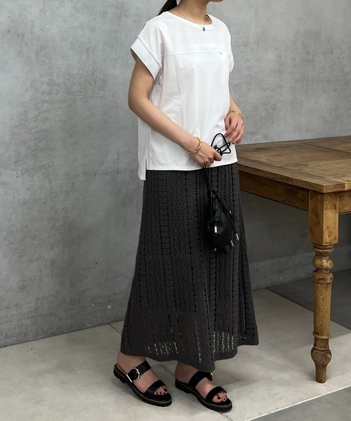 un dix cors(アンディコール)の「PRECIEUX JOUET(プレシュウジュエ)フラットベルトサンダル(サンダル・レディース・ホワイト/ブラック/キャメル・36/37/38)」の19枚目の写真