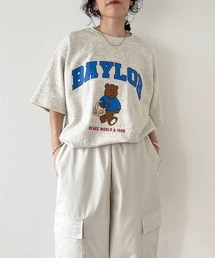 wee9s（ウィークス）の「shopping bear tee / オーバーサイズショッピングベアーティーシャツ（Tシャツ/カットソー）」